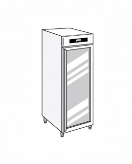 Armadio frigorifero Stagionatore 700 GLASS CARNE - STG MEAT 700 GLASS - Refrigerazione - Everlasting