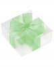 Nastro in organza 15mm x 50mt Colore verde - Cesteria M.B. Service