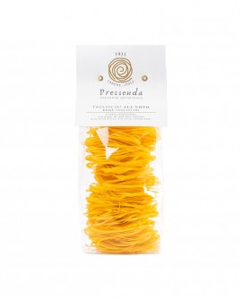 Tagliolini all'uovo - Tajarin di Langa antica ricetta - 250g in busta - pasta di semola di grano duro - Pressenda pastificio