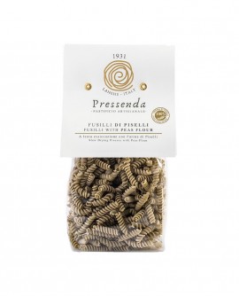 Fusilli di Piselli - 250g in busta - 100% con farina di piselli - Pressenda pastificio artigianale